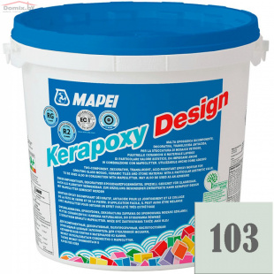 Фуга для плитки Mapei Kerapoxy Design N103 белая луна  (3 кг)